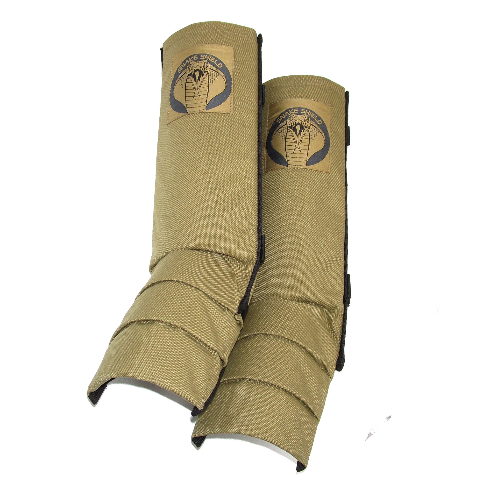 Snake Shield Snake Gaiters side by side